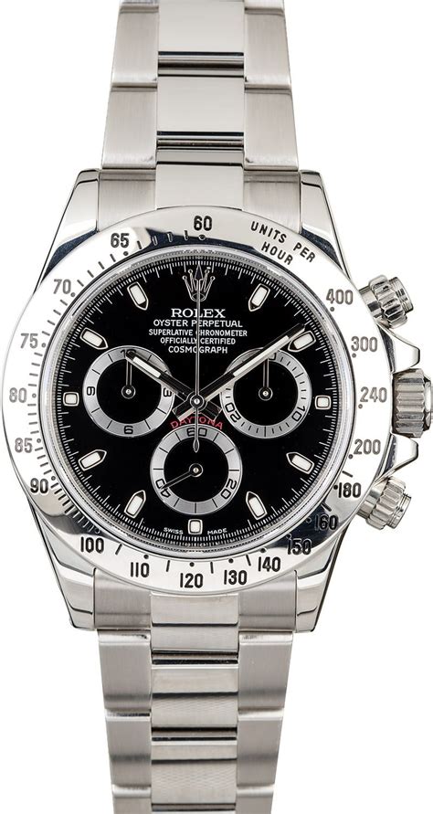 Rolex daytona black face price